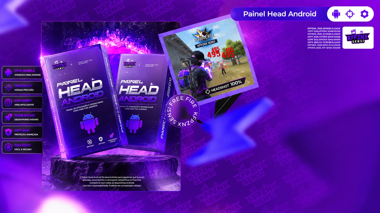 Painel Head Android